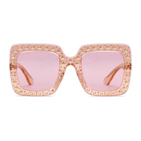 pink diamond gucci glasses|ssense gucci glasses.